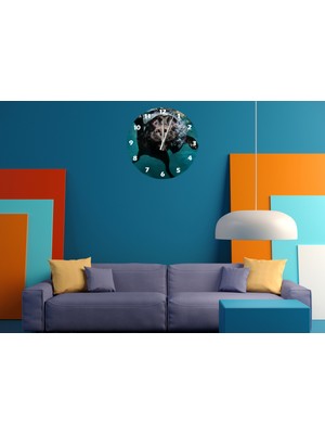 Ti Play Su Şaşkını 30 x 30 cm  Akrilik Dekoratif Modern Duvar Saati