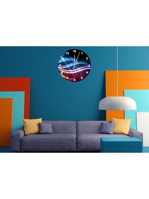 Ti Play Işıldama 30 x 30 cm  Akrilik Dekoratif Modern Duvar Saati