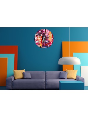 Ti Play Alaca 30 x 30 cm  Akrilik Dekoratif Modern Duvar Saati