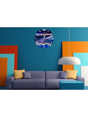 Ti Play Mutluluk 30 x 30 cm  Akrilik Dekoratif Modern Duvar Saati
