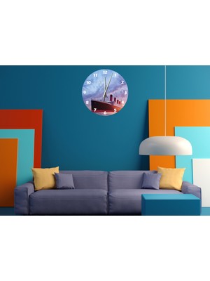 Ti Play Titan 30 x 30 cm  Akrilik Dekoratif Modern Duvar Saati
