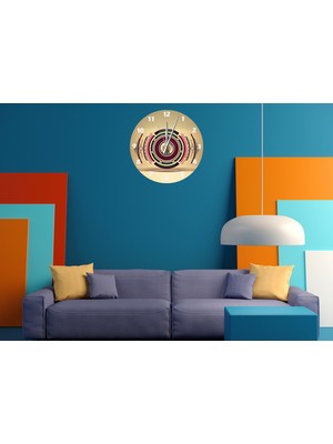 Ti Play Döngü 30 x 30 cm  Akrilik Dekoratif Modern Duvar Saati