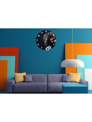 Ti Play Birleşme 30 x 30 cm  Akrilik Dekoratif Modern Duvar Saati