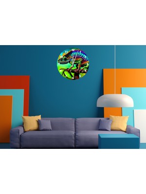 Ti Play Bukelamun 30 x 30 cm  Akrilik Dekoratif Modern Duvar Saati
