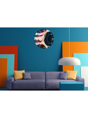 Ti Play Kadraja Girdin 30 x 30 cm  Akrilik Dekoratif Modern Duvar Saati