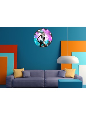 Ti Play Çılgınlık 30 x 30 cm  Akrilik Dekoratif Modern Duvar Saati
