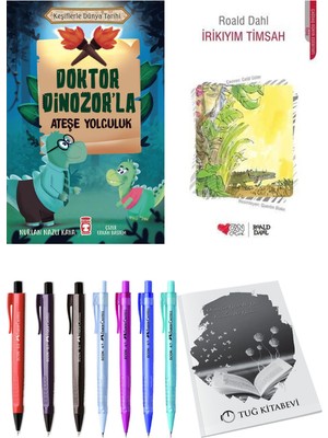 Irikıyım Timsah ve Doktor Dinozor'la Ateşe Yolculuk 2li Set