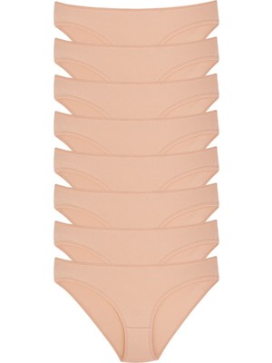 Dominant Kadın Ten Rengi Pamuklu Külot 7li Paket
