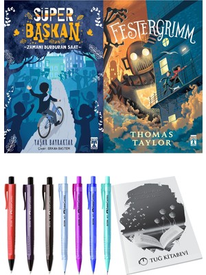 Festergrimm ve Süper Başkan Zamanı Durduran Saat 2li Set