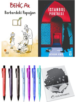 Istanbul Portresi ve Berberdeki Papağan 2li Set