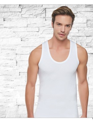 3 Adet Erkek Ribana (Likralı) Atlet // 3 Adet