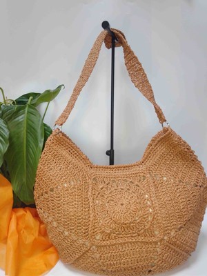 Linas Collection El Yapımı Motifli Omuz Çantasi