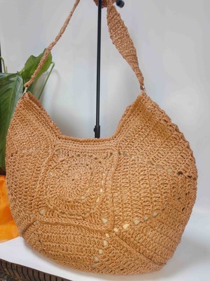 Linas Collection El Yapımı Motifli Omuz Çantasi