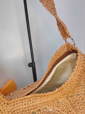 Linas Collection El Yapımı Motifli Omuz Çantasi