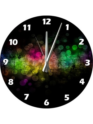Ti Play Parıldama 30 x 30 cm  Akrilik Dekoratif Modern Duvar Saati