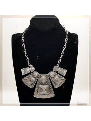 Z Jewelry Art Manal - El Yapımı Etnik Otantik Bohem Kadın Kolye