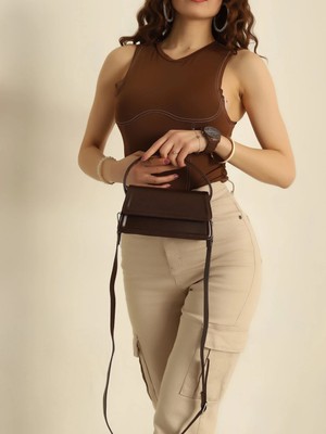 Çantaky Mıknatıs Kapaklı Baget El ve Omuz Çantası