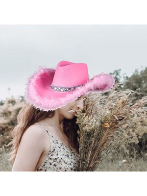 Natalia I Cowgirl Ş, Şık Geniş Kenarlı Moda Şı 38CMX30CMX13CM (Yurt Dışından)