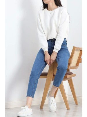 Xpetrana- Mom Boyfriend Jeans Açıkmavi - 20432.1778.