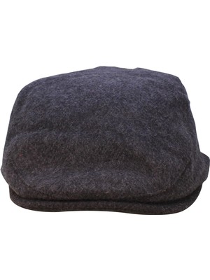 Koyu Gri Erkek Kasket Şapka