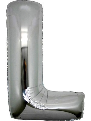 Tatlı Günler Gümüş Folyo Balon 16" Inç 40  cm  L Harfi