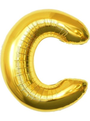 Tatlı Günler Altın Folyo Balon 40" Inç 100  cm  C Harfi