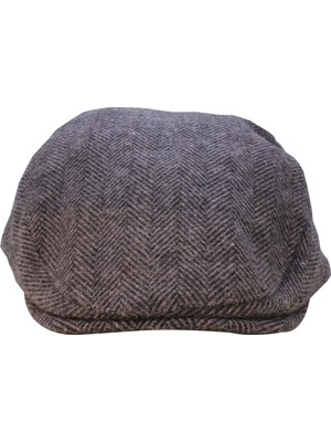 Gri Erkek Kasket Şapka