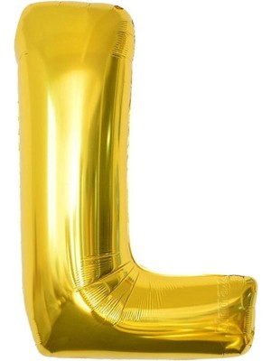 Tatlı Günler Altın Folyo Balon 16" Inç 40  cm  L Harfi