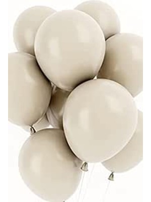 Tatlı Günler Deniz Kumu Balon 10 Adet Pastel Mat Balon Büyük Boy 30  cm