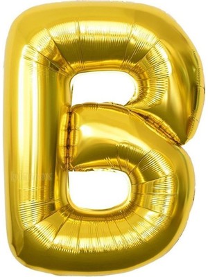 Tatlı Günler Altın Folyo Balon 16" Inç 40  cm  B Harfi