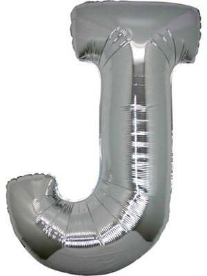 Tatlı Günler Gümüş Folyo Balon 16" Inç 40  cm  J Harfi