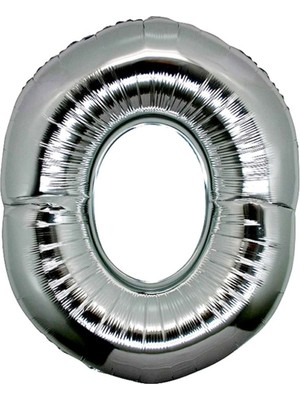 Tatlı Günler Gümüş Folyo Balon 16" Inç 40  cm  O Harfi