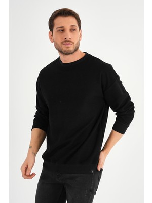 Bisiklet Yaka Uzun Kollu Sweatshırt (UNX37400)