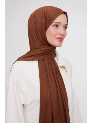 Lavander Penye Şal Kahve