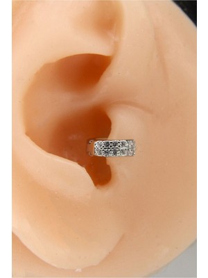 Gümüş Renk 6mm Halka Piercing Tragus