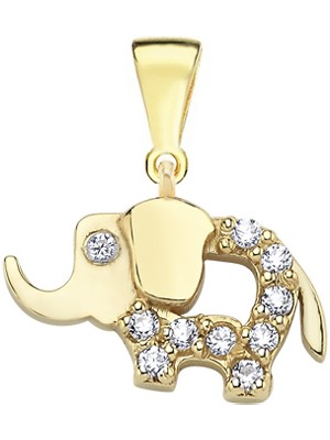 Altın Sepeti Altın Minik Filli Kolye Ucu