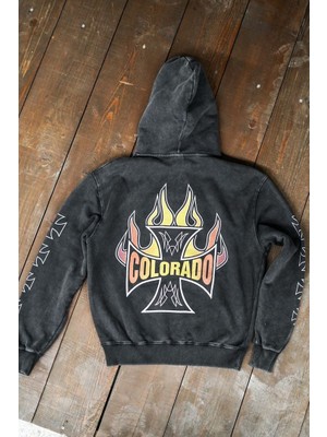 Overdrive Colorado Sweatshirt Yıkamalı Hoodie