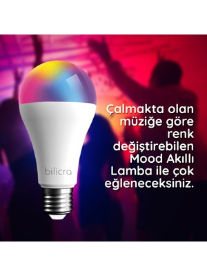 Bilicra Mood Akıllı Ampul 11W 1055 Lm Wifi Destekli