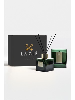 La Cle Tuberose Petals  Çubuklu Oda Kokusu+Kokulu Mum Set