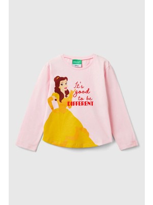 Kız Bebek Uzun Kol T-Shirt - Açık Pembe