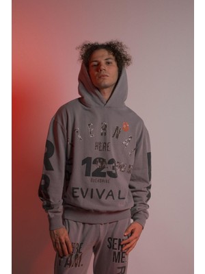 123 Revıval Greymelange Sweatshırt