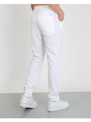 Markano Erkek  Pantolon Crespo White