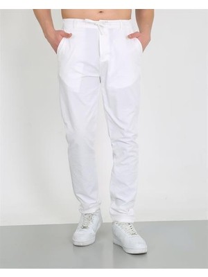 Markano Erkek  Pantolon Crespo White