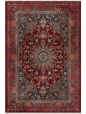 Kilim Home Mars 38 Klasik Bordo Vintage Stil Salon Halısı