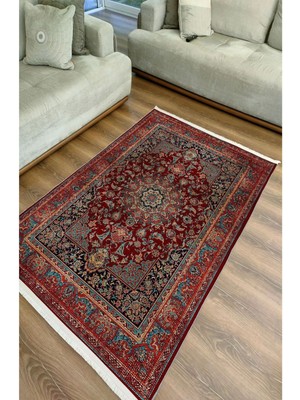 Kilim Home Mars 38 Klasik Bordo Vintage Stil Salon Halısı