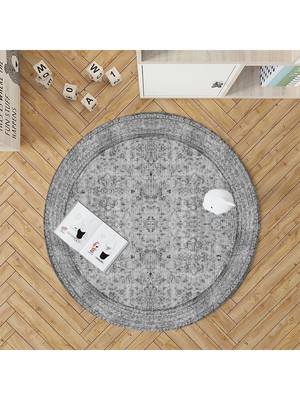 Kilim Home Mars Halı Gri Tonlarında Patchwork Temalı Dekoratif Kilim Salon Halısı Saçaklı Yıkanabilen Halı