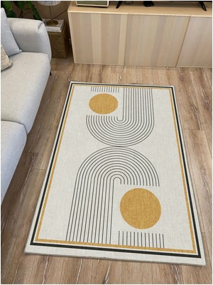 Modern Stil Soyut Halı Kilim Bej Halı Iskandinav Halı Salon Halısı Peluş Halı Yıkanabilen Halı