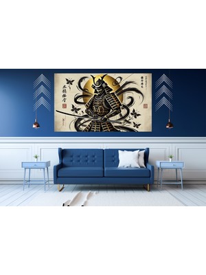 Ti Play Ti-Play Imparator 60 x 90 cm  Modern Samuray Pvc Çerçevesiz Tablo