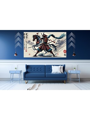 Ti Play Ti-Play Blades 60 x 90 cm  Modern Samuray Pvc Çerçevesiz Tablo