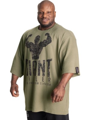 Giant Killer Iron Tee, Washed Green